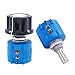 Taiss 2pcs 3590S Rotary Potentiometer 50k ohm Potentiometer 10-Turn Wire Wound Precision,Precision Multi Turn Wirewound Potentiometer + 2pcs A03 knob (3590S-2-503L 50k ohm)
