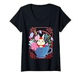 ¿Eres chino, amas la cultura china, como celebrar el año lunar chino o conocer a alguien que lo hace? Entonces este conejo chino de Año Nuevo 2023 en un diseño estético chino de taza de té es ideal para una fiesta de Navidad,