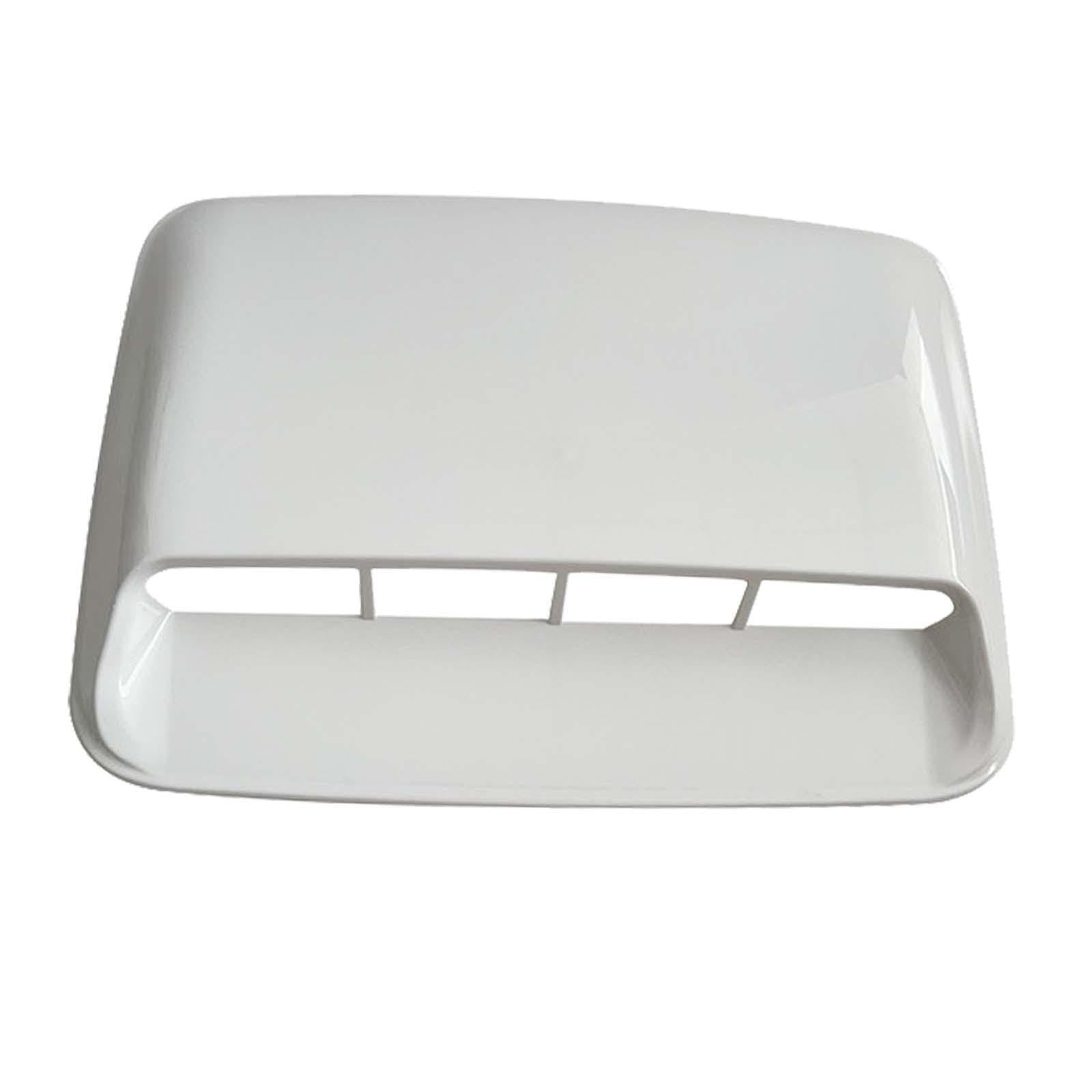 KTUXZCI Car Hood Vent Cover Premium Replacement Designed to Offer Performance and Sturdy Reliability in Conditions Car Hood Vent Automobile Modification, White, 40x28cm