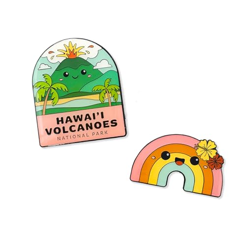 25 American Gifts for Chinese Visitors in 2026: Thoughtful Souvenirs and Easy-to-Love Picks 17 Hawaii Volcanoes National Park Enamel Pin Set