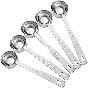 Xing-Rui Edelstahl Kaffeemaßlöffel 5er Set