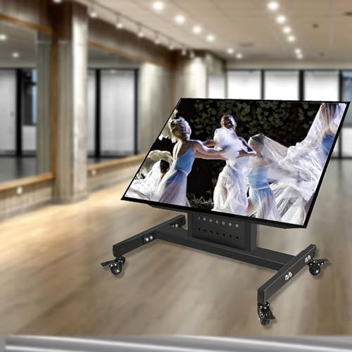 Soporte móvil para TV de 32" a 75" con ruedas y rotación miniatura 5
