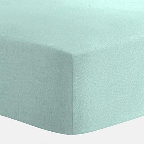 GlampTex (tm) Bed Sheets Fitted Sheet Luxury Bedding Sheet Single Double King Super King (Pillowcase, White)