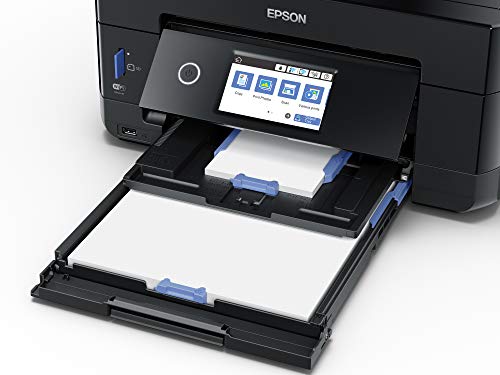 Epson Expression Premium XP-7100 3-in-1-Multifunktionsgerät Drucker (Scannen, Kopieren, WiFi, Ethernet), schwarz & Original 33XL Tinte Orange, Multipack 5-farbig
