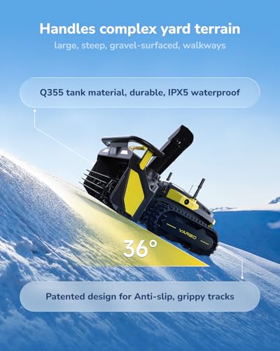 image for YARBO Snow Blower Robot with Modular Design, 24/7 Autonomous 2-Stage E
