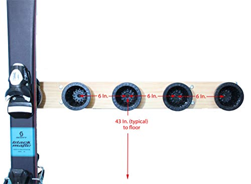 image for Totti Button Ski Hanger Button Ski Hanger 5-Pack, 5 Individual Fixture