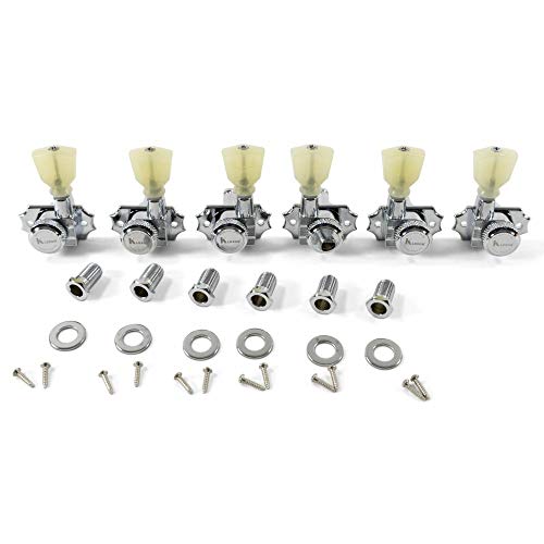 Kluson 3+3 Locking Revolution Series G-Mount Tuners, Chrome (Krgl-3-Cp) #TOP1