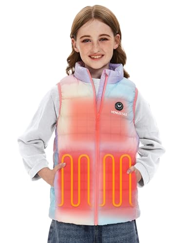 Venustas Kids Heated Vest with Battery Pack, Boys Girls...