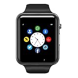 Nanphn Smart Watch for Men Women 2.09' Smartwatch Fitness Tracker (Black2)