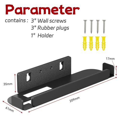sciuU Soporte de Pared de Metal Compatible con Nintendo Switch 2 Dock – Acero Inox1.5mm,Recubrimiento Anti‑Rayado, Ventilación Inferior, Montaje Elevado para Espacio Organizado Accesorios - imagen 8