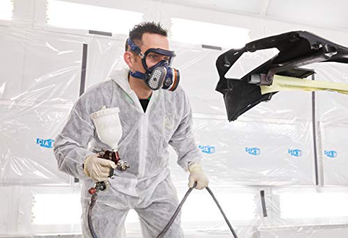 Gvs SPR401 Elipse Integra A1P3 Semimaschera Con Protezione Occhi E Filtri Sostituibili Pronta All'uso M/L Blu - 7