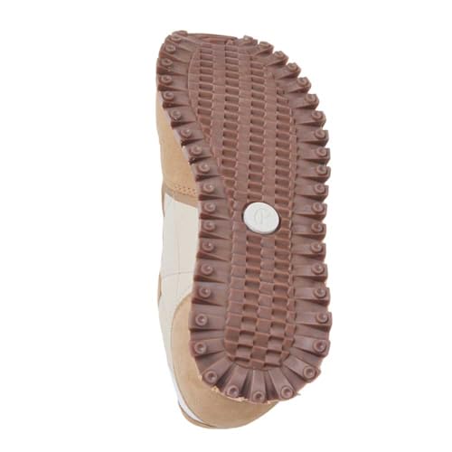 Pepe Jeans Para Mujer. PLS40020 Zapatillas De Piel Brit-On Prints Beige (40), Plano, Ante, Cordones, Casual - 2
