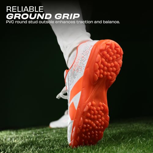 Image of Nivia Bounce Cricket Shoes | Mesh & TPU Upper | Cushioned EVA Insole | Durable PVC Outsole | Cricket Shoes for Men | Lightweight| Sports Shoes