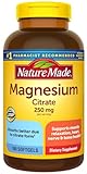 Generic Nature Made Magnesium Citrate 250 mg 180 softgels Bundle | 3 Month Supply | Helps Support Nerve, Muscle, Heart and Bone Health | Absorbs Better Due to Citrate Form