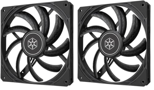 Ventilateur mince 140mm Air Slimmer SilverStone pour PC de salon discret