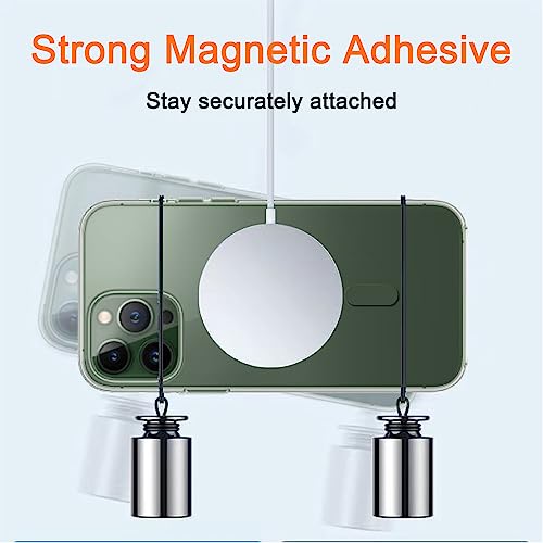 Image of COJOC 3PCS for Magsafe Ring Sticker,Universal Magnetic Conversion Adapter Compatible with Wireless Charging Accessories for iPhone 17 /Air /16 /15 /14 Series, Galaxy Series and Phone Case,Green