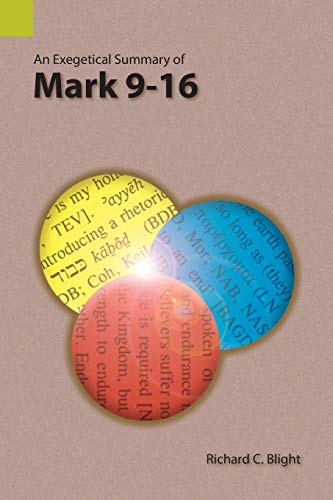 Preisvergleich Produktbild An Exegetical Summary of Mark 9-16