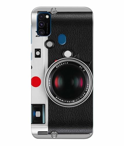 Image of Printed Hard Back Case Cover & Compatible for Samsung Galaxy M21 / Samsung Galaxy M30S | Vintage Camera Art (Multicolor) - D1188