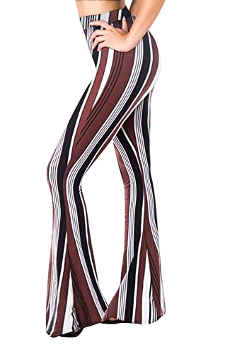 satina flare leggings - high waisted yoga pants for women - tummy control - palazzo pants - buttery soft - bell bottom pants