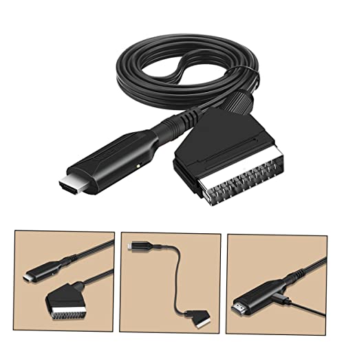 Convertidor Scart a 1080p con Cable de Cobre y Goma Flexible de Alta Conectividad 5