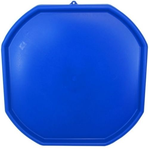 Easy Shopping® COLOUR LARGE/SMALL PLASTIC MIXING TRAY SAND WATER PLAY_BUILDER EQUIMENT Toy Sand Pool Pit Water Game Garden Beach MADE IN UK (Dark Blue, Large)
