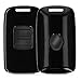 Produktbild kwmobile Autoschlüssel Hülle kompatibel mit Renault 4-Tasten Smartkey Autoschlüssel (nur Keyless Go) - Hardcover Schutzhülle Schlüsselhülle Cover in Schwarz matt
