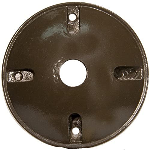 Morris 36814 Round 1-Hole Weatherproof Box Cover, 2-Pack
