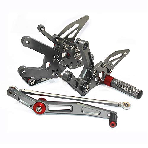 Rearsets Rear Sets Footpegs Cnc Adjustable Compatible With Yamaha Yzf R6 2006 2007 2008 2009 2010 2011 2012 2013 2014 2015 2016 #TOP3