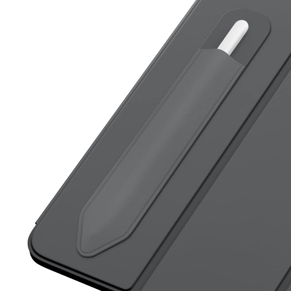 MoKo Adhesive Pencil Case Holder Sticker for Apple Pencil, Dark Grey