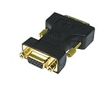 Connecteur 1 DVIA Cables Direct CDL-DV001 Adaptateur de moniteur DVI A Single Link M-HD15 VGA F B/Q 250