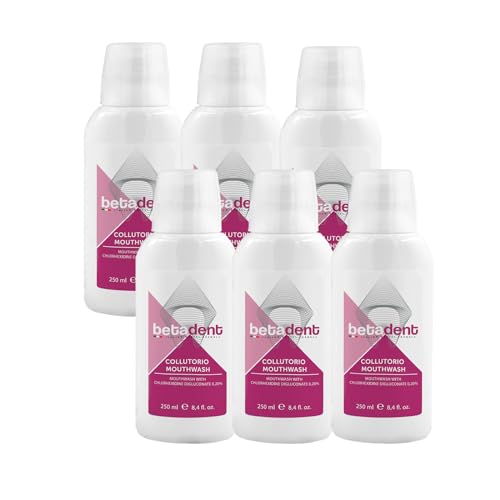 Betadent KIT 6 COLLUTORIO CON CLOREXIDINA 0,20%