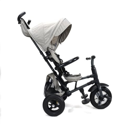 Image of Rito Plus Folding Stroller & Toddler Bike with 3 Point Harness Belt, Gray