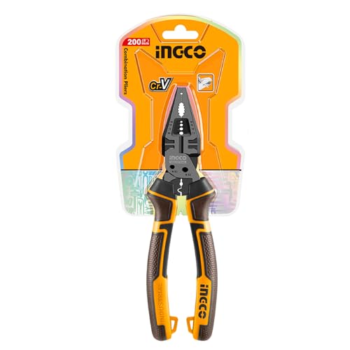 INGCO 8IN1 Multi-function Combination Pliers 200mm, Linesman Plie...