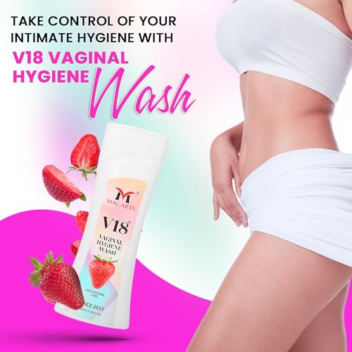 V18 Vaginal Pussy yoni Feminine Wash for Intimate Area Hygiene, Odor Block