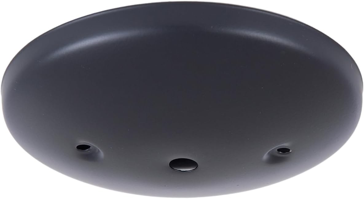 B&P Lamp® Modern Ceiling Light Canopy Plate Kit (Black)