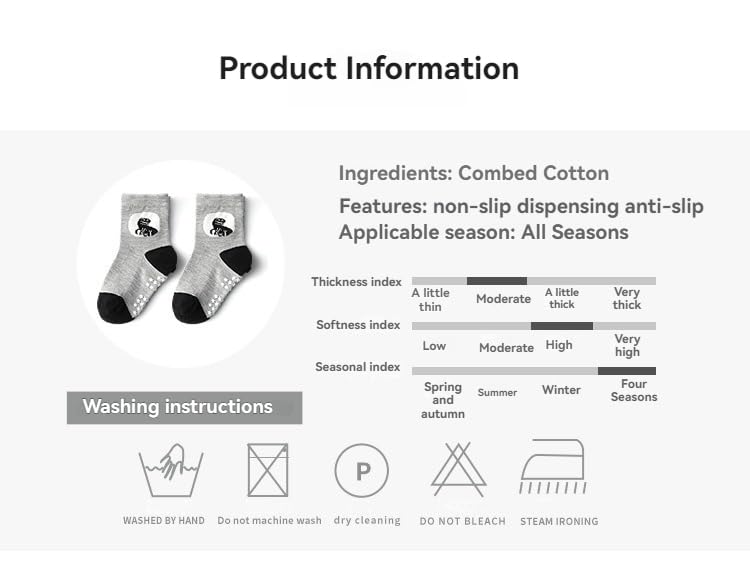12 pairs Non-Slip Cartoon Kids Socks for Boys&Girls– Combed Cotton, Breathable&Comfortable Socks for Babies&Toddlers (KB158,Large)3