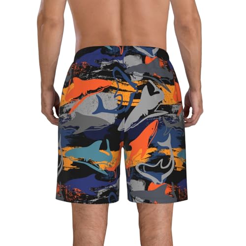 Cheetah Aesthetic Men's Swim Trunks Beach Shorts Quick Dry Hawaiian Swimming with Pockets3