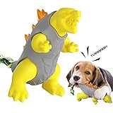 HGKL Dog Toys for Aggressive Chewers, Tough Durable Food Grade TPR and Nylon Chew Toys, Indestructib