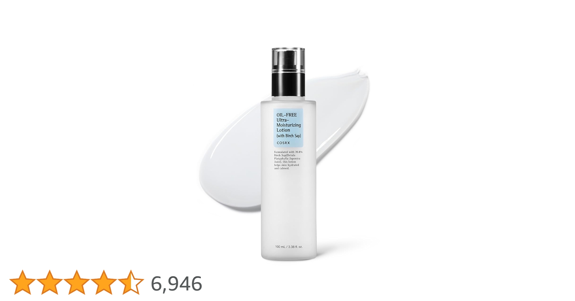 Amazon | COSRX Oil Free Ultra Moisturizing Lotion (with