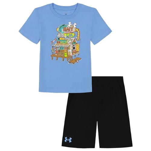 Image of Under Armour Boys 2-piece Short Sleeve T-shirt and Shorts Set, Outdoor Collection