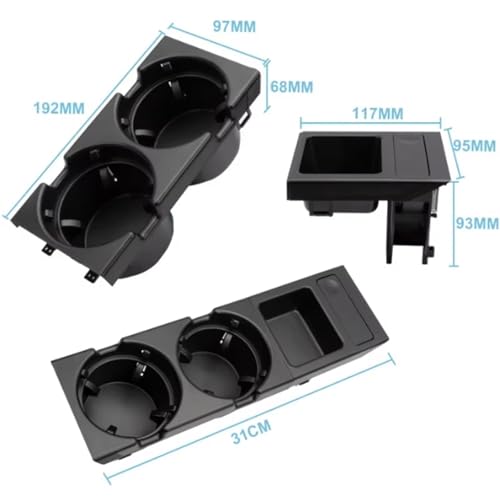 Porte-gobelet auto pour BMW E46 console centrale finition premium