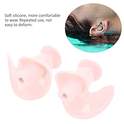 Protetores de ouvido de natação, tampões de ouvido de silicone espiral de silicone profissional para