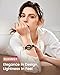 RUXINGX Smartwatch Damen, 1.27" Smart Watch Rund mit Telefonfunktion, 24H SpO2 Pulsuhr Fitnessuhr mit Schlafmonitor, 126 Sportmodi Schrittzähler IP68 iOS Android Geschenk Uhren Frauen Schwarz Roségold