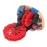 Construction abs durable : fabriquée en abs durable, la roue à eau assure longévité et résilience, roue tournante, fontaine d'intérieur