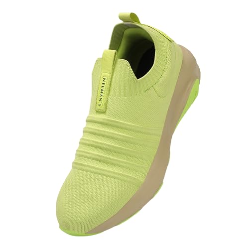 Image of Neeman's Unisex Begin Walk 'Breeze' Slip Ons Shoes | Breathable Knit Upper with Cushioned Insole & Supportive Midsole for Everyday Comfort