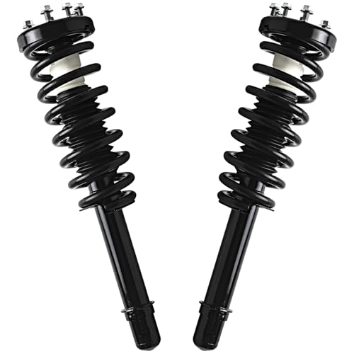 Image of Detroit Axle - Front Struts w /Coil Springs Sway Bar Links Lower Ball Joints Replacement for 2004 2005 2006 2007 2008 Acura TSX - 6pc Set