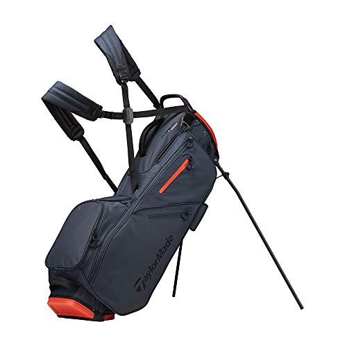 TaylorMade 2019 Flextech Stand Golf Bag, Titanium/Blood Orange