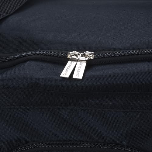 Image of Rockland Rolling Duffel Bag, Black, 22 inch