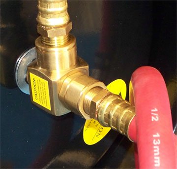 1/2" X 50' Retractable Air Hose Reel Wall Truck Mount #TOP4
