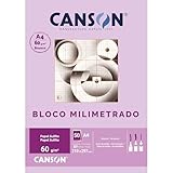 CANSON Tecnica, Papel Milimetrado em Bloco, Tamanho A4